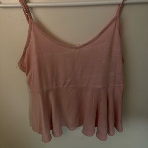 Light Pink Crop Top/Tank Top